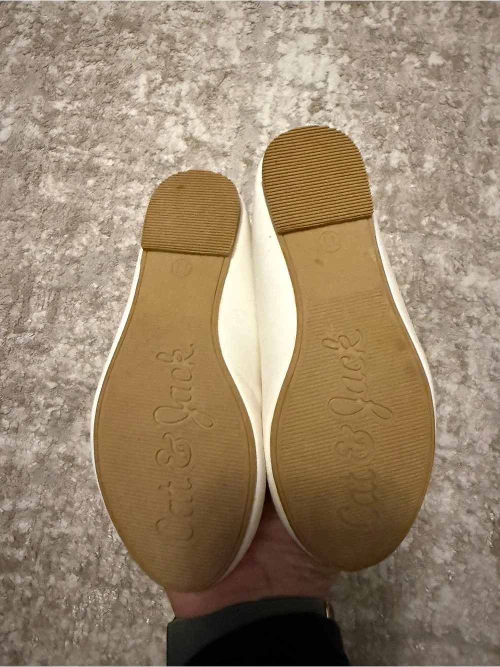 Children's eggshell Ballet Flats with Bow size 11C